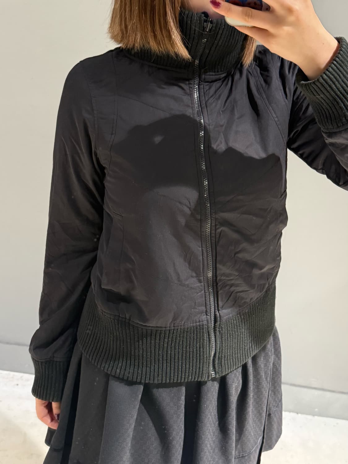 Reversible fur trimming n2b jumper 상품이미지6