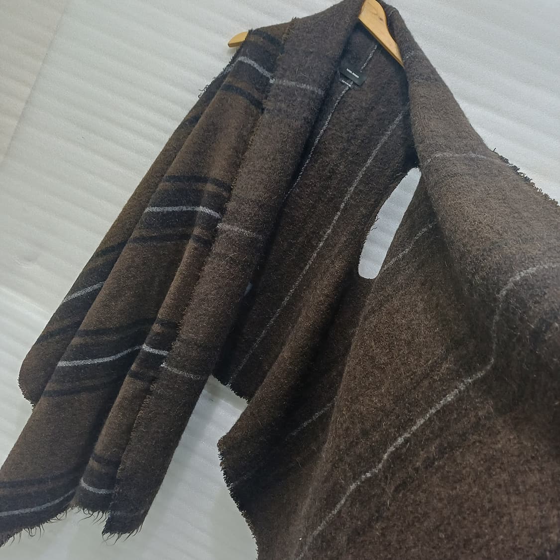 이자벨마랑 울 모직 카프탄 블랭킷 롱 조끼 여성 캠핑 일상 사랑봉봉 상품이미지4