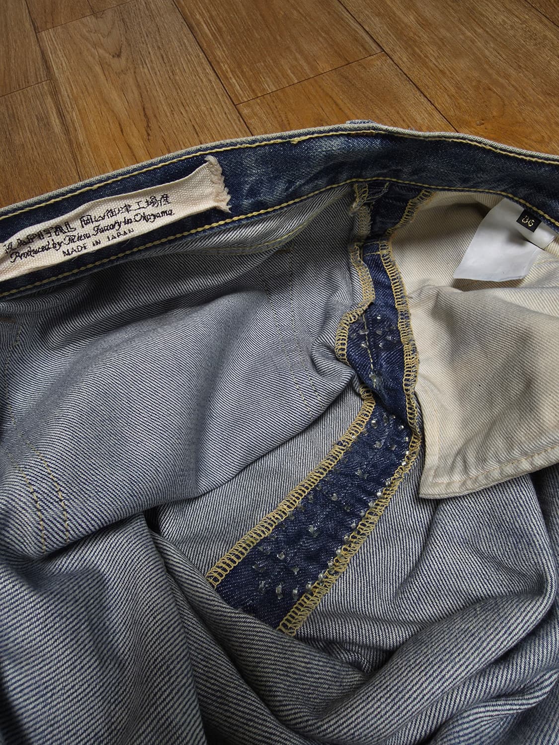 캐피탈 젬스톤 데님 팬츠 상품이미지5