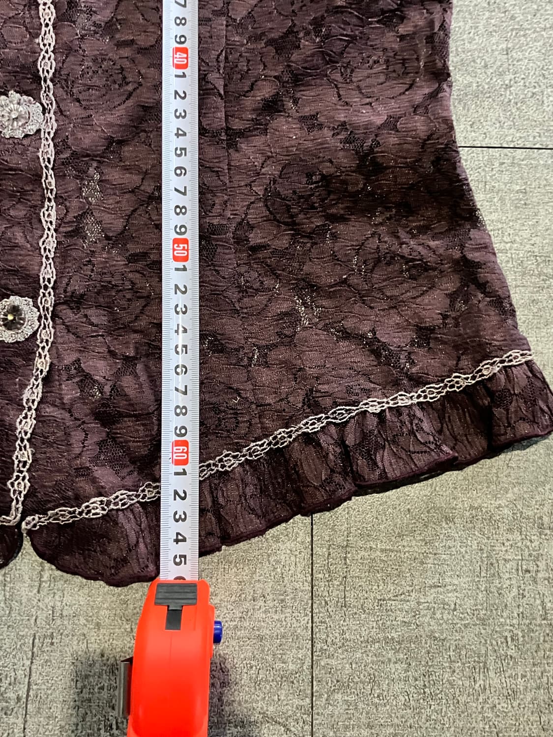 일본빈티지 오리엔탈보헤미안 달천깔페어리 영국공주 블라우스자켓 퍼플 상품이미지4