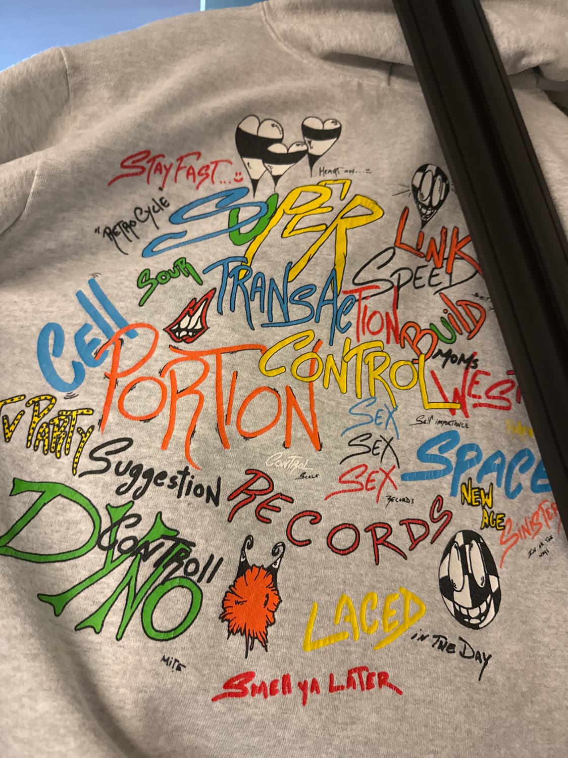 크롬하츠 매티보이 플레임 후드 그레이 상품이미지5