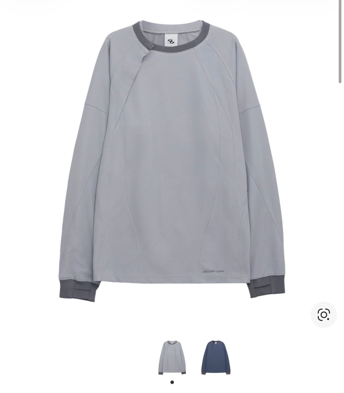 산산기어 플래킷 롱 슬리브 그레이 상품이미지1