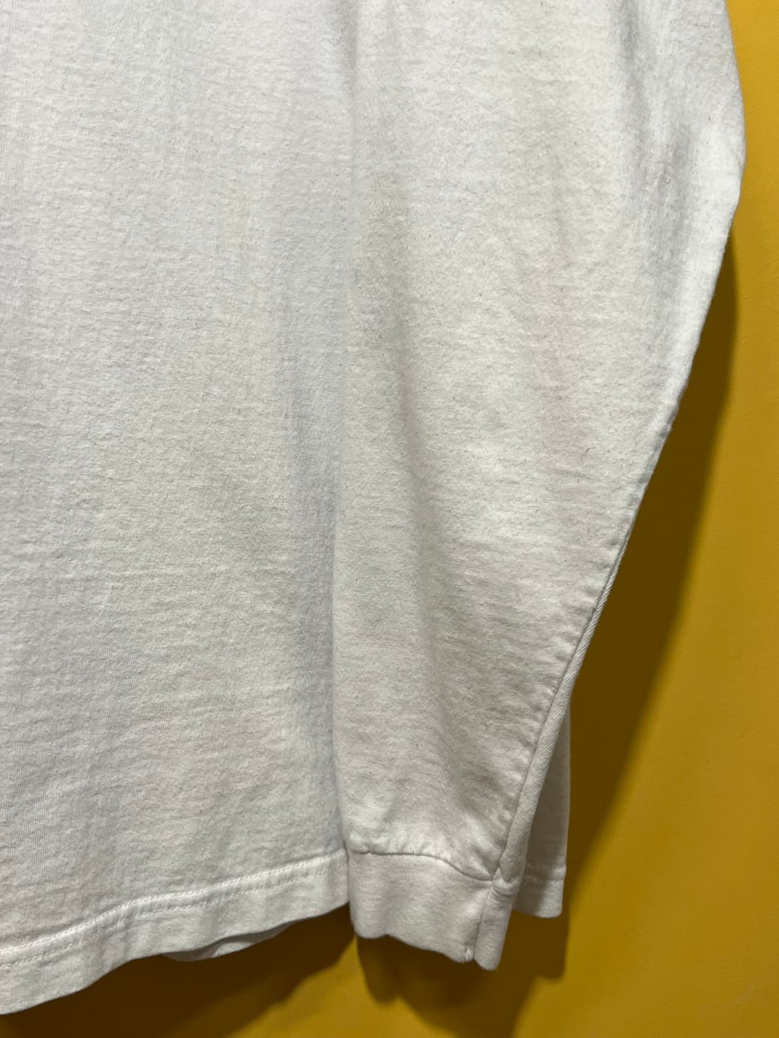 [XL] 세인트 마이클 x 본앤레이즈드 본 세인트 롱슬리브 티셔츠 화이트 상품이미지5