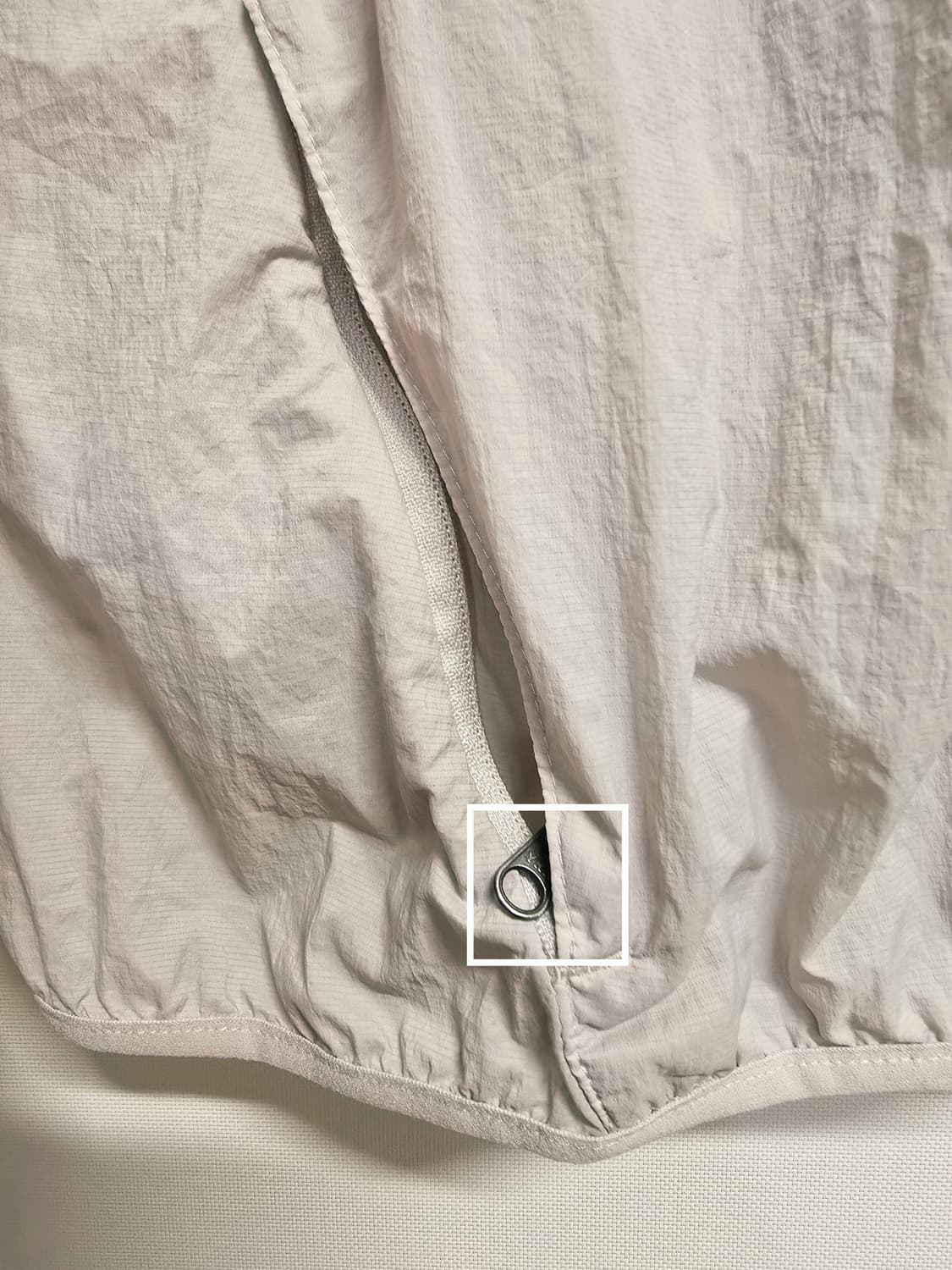 나이키 경량 바람막이 러닝 자켓 베이지85 상품이미지4