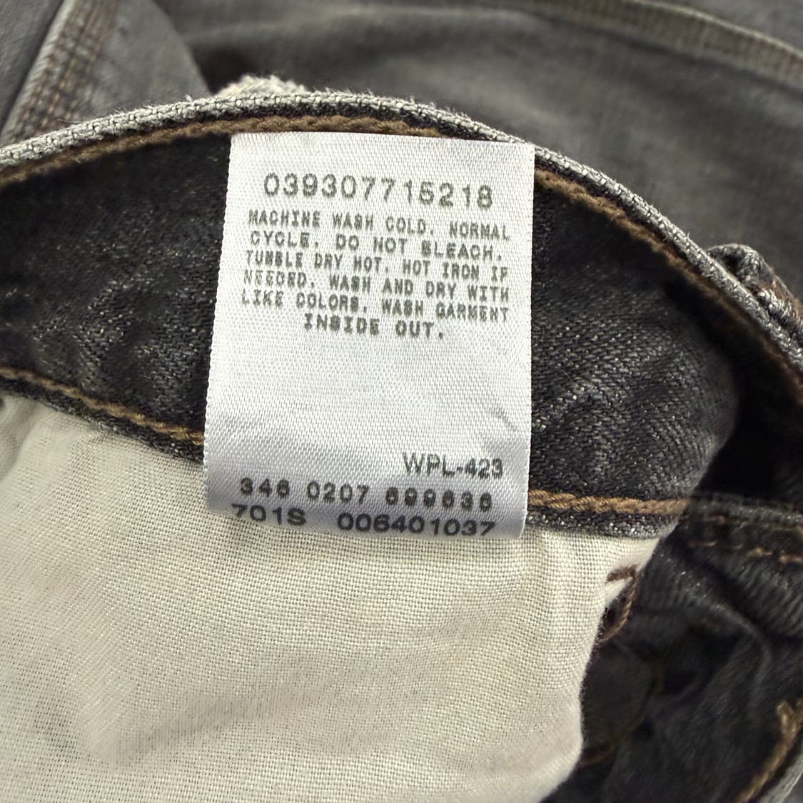 (31)00s 리바이스 Levis 카펜터 흑청 데님반바지 상품이미지6