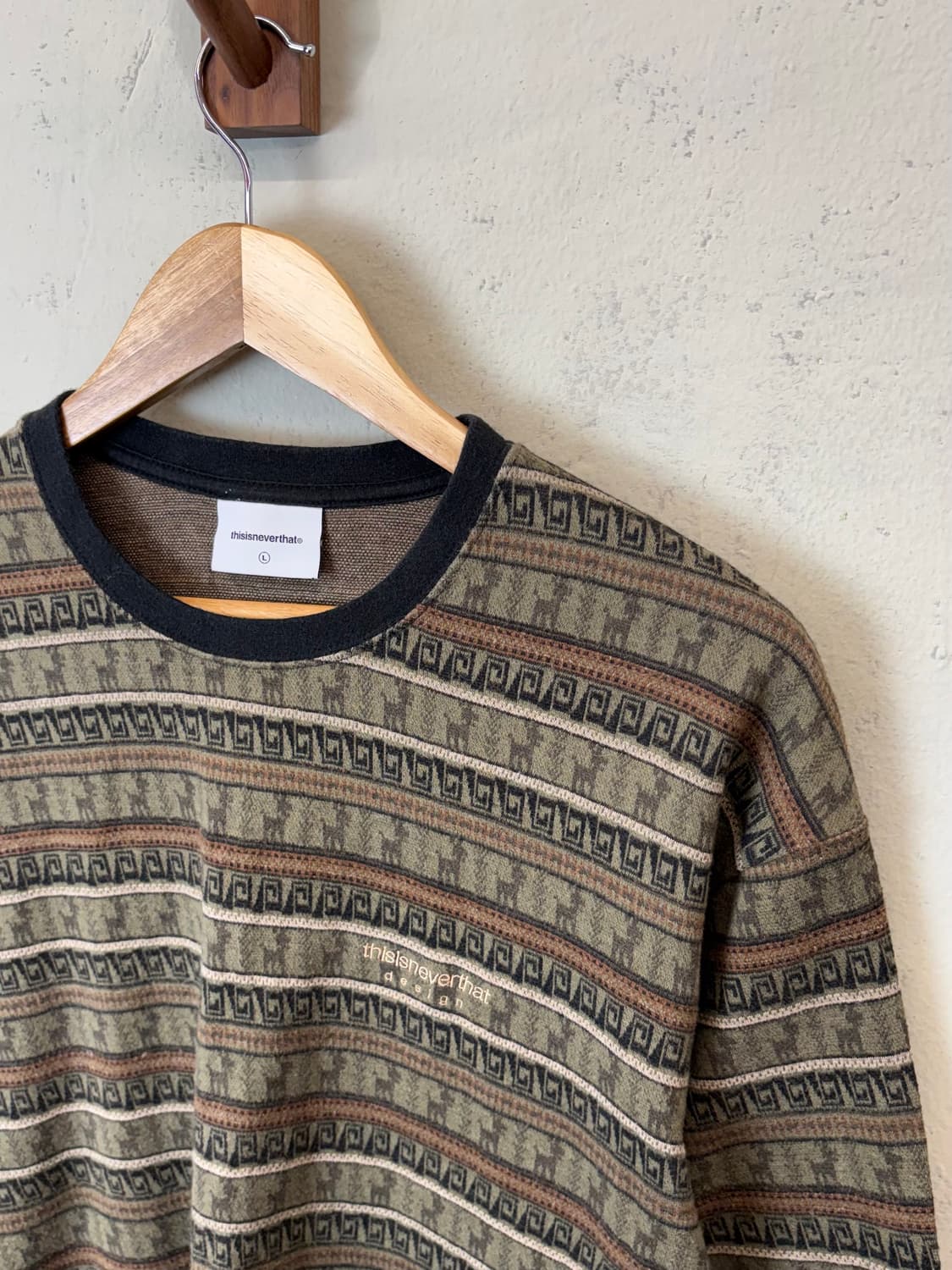 디스이즈네버댓 패턴 스트라이프 티셔츠 상품이미지5