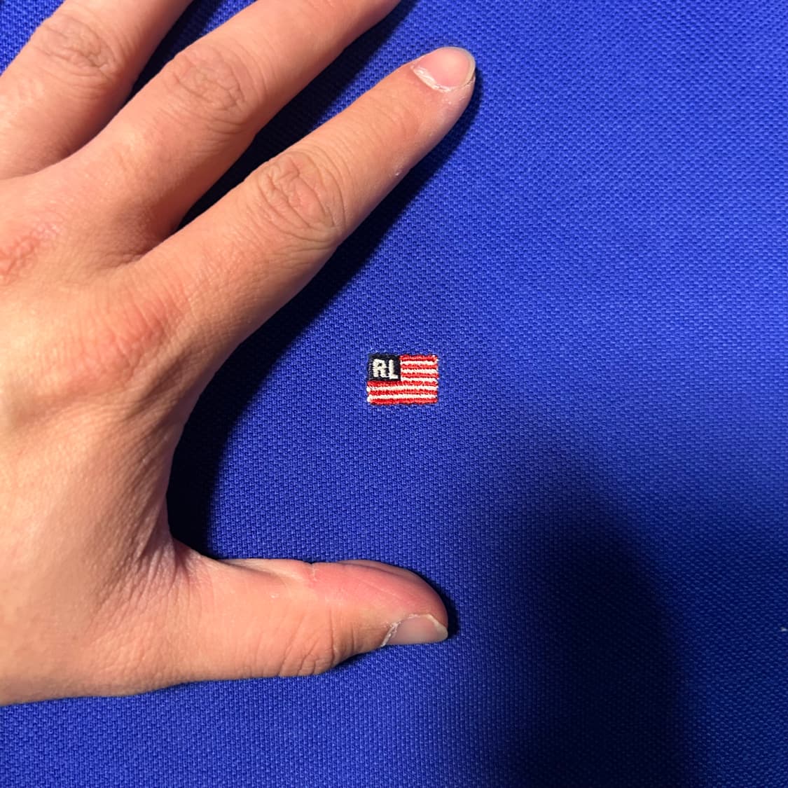 [XL] 폴로 진컴퍼니 성조기 로고 카라 반팔  상품이미지2