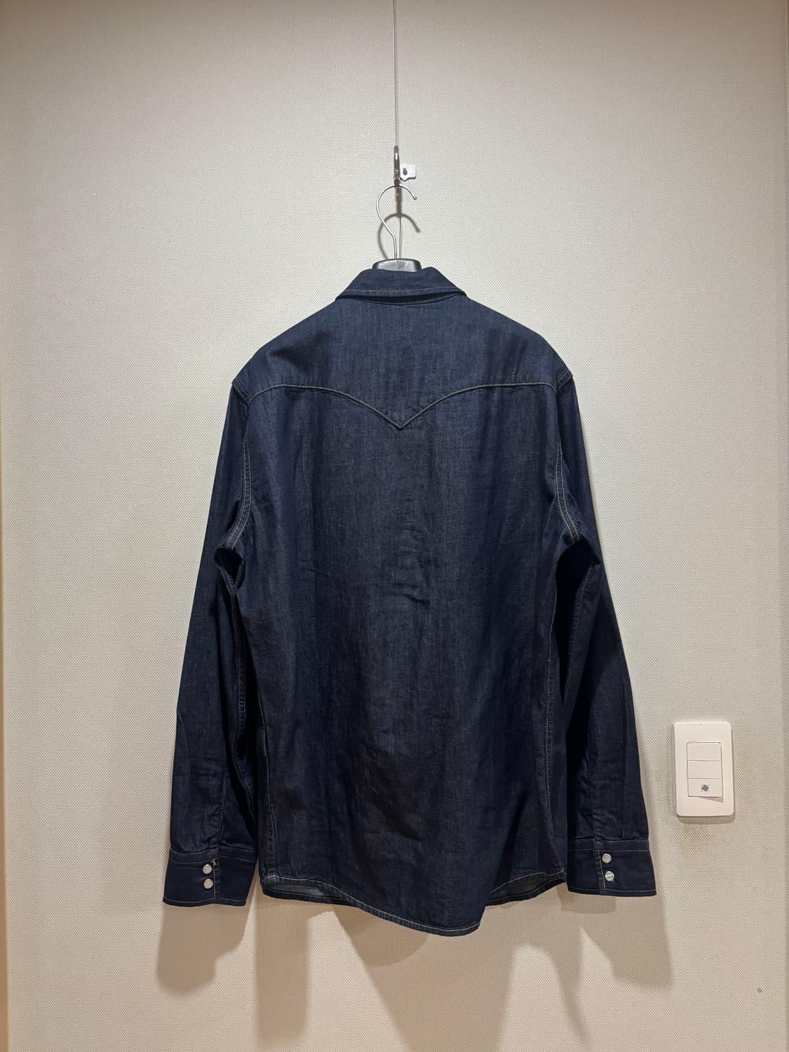 택포/S급) 리바이스 웨스턴 데님 셔츠 인디고 상품이미지3