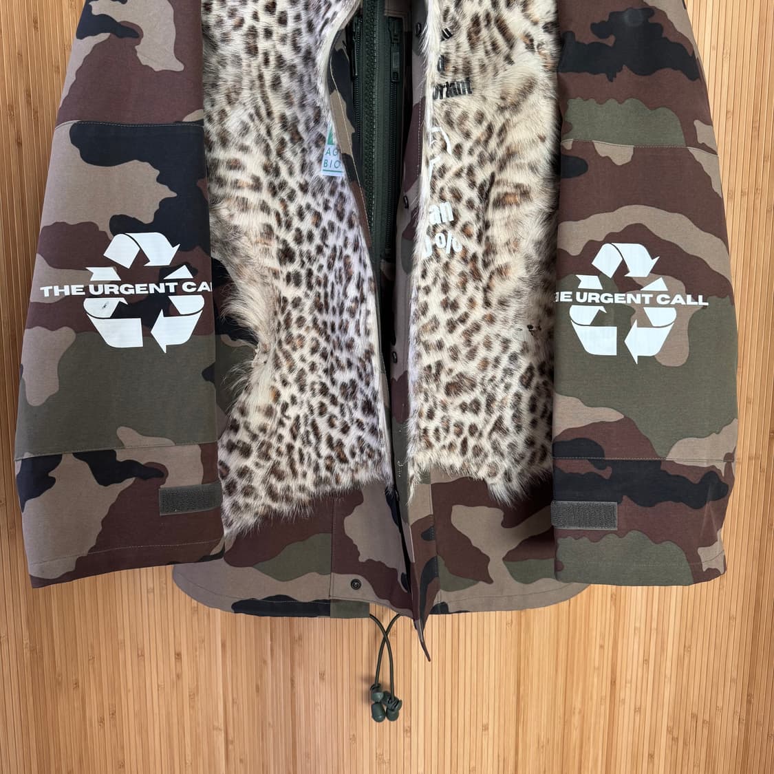 coucou bebe 퍼 카모 자켓 상품이미지3