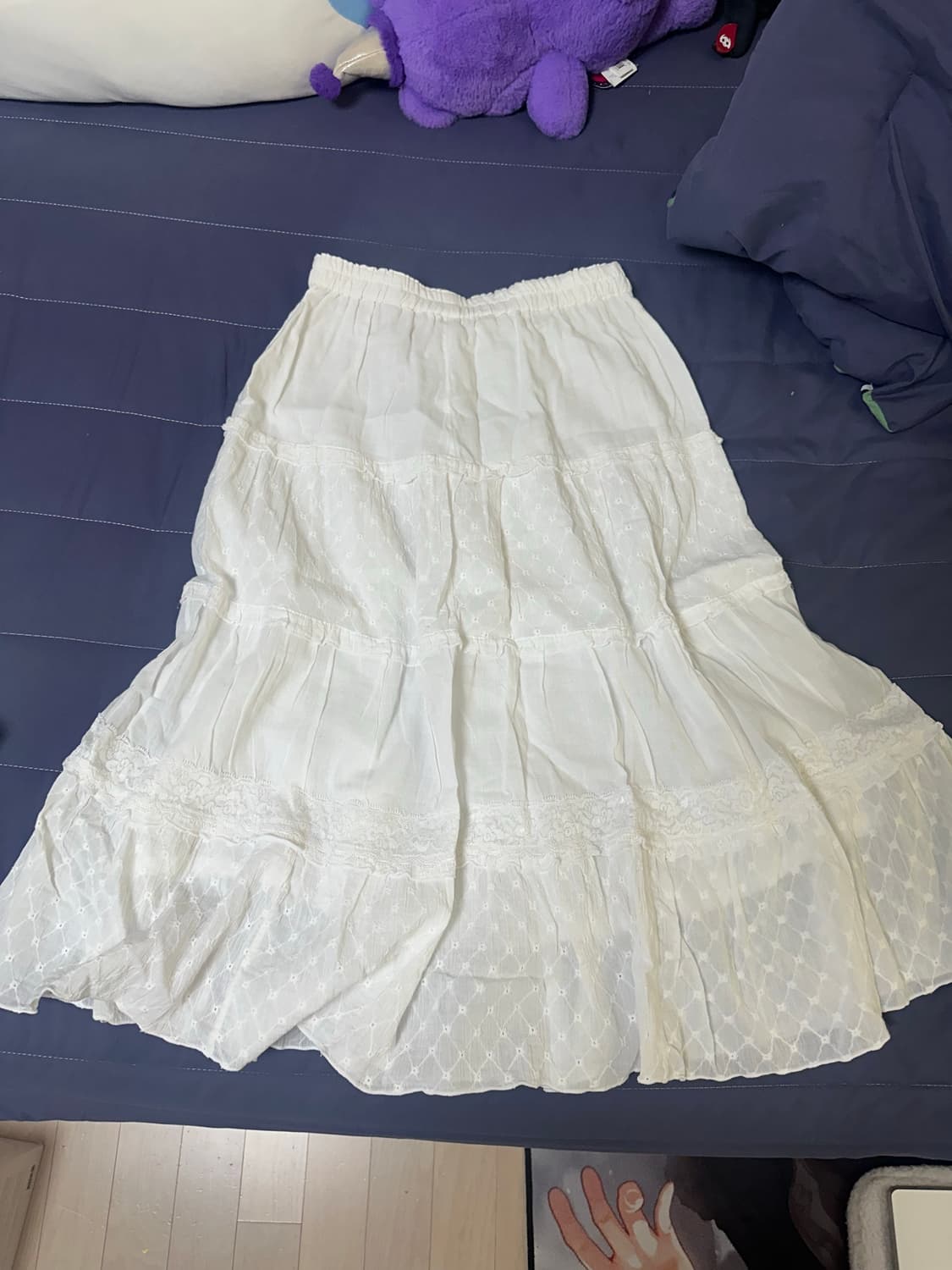 빈티지 화이트 캉캉 상품이미지1