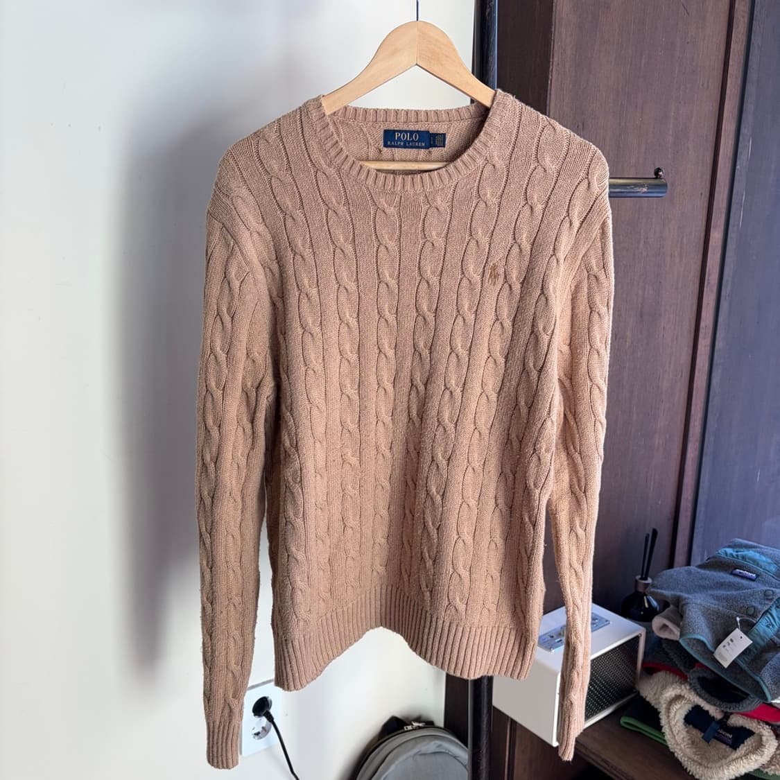 15208 - 폴로 랄프로렌 베이지 케이블 니트 상품이미지2