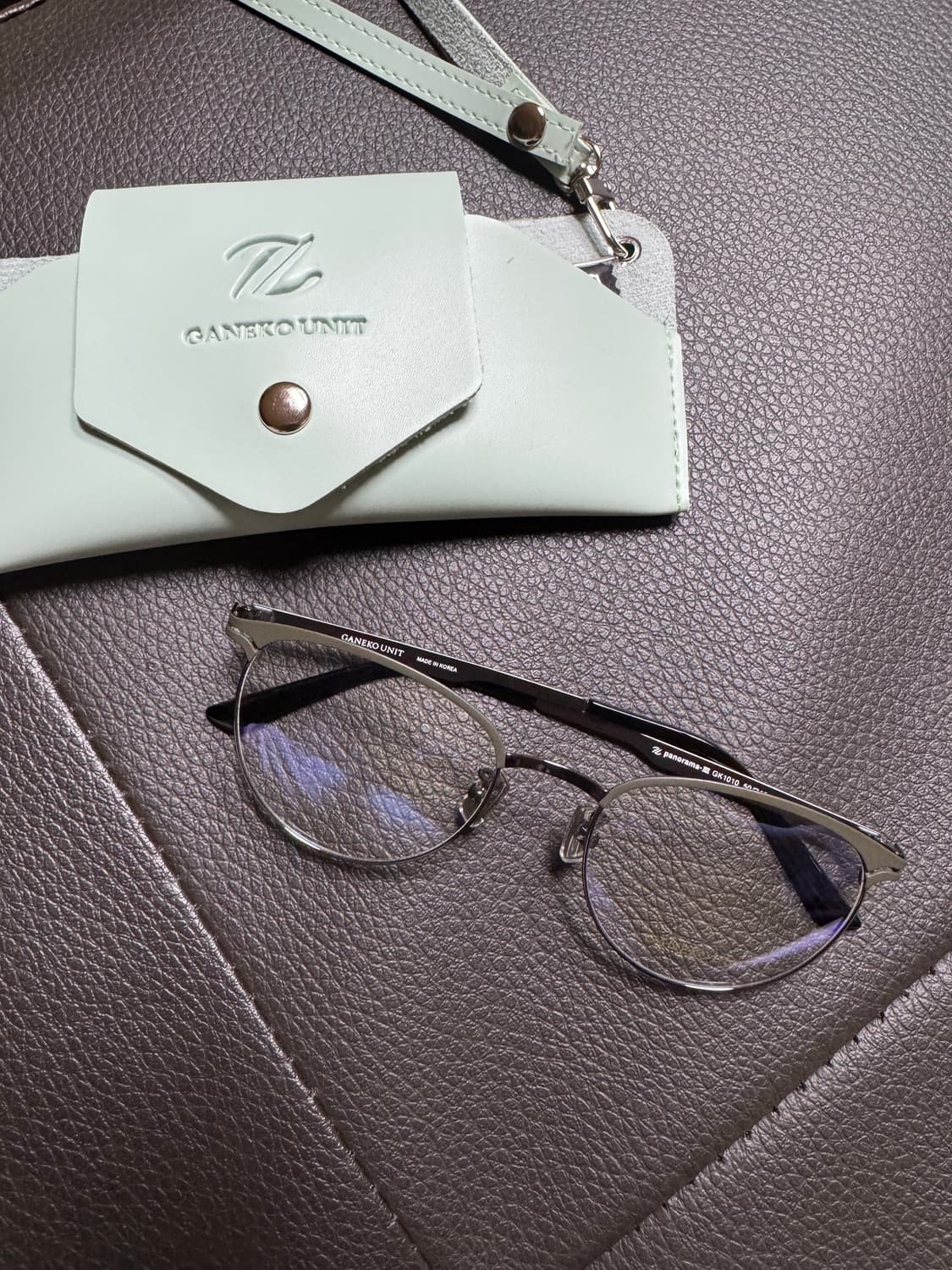 가네코유닛 gk1010 카키색 안경 상품이미지1