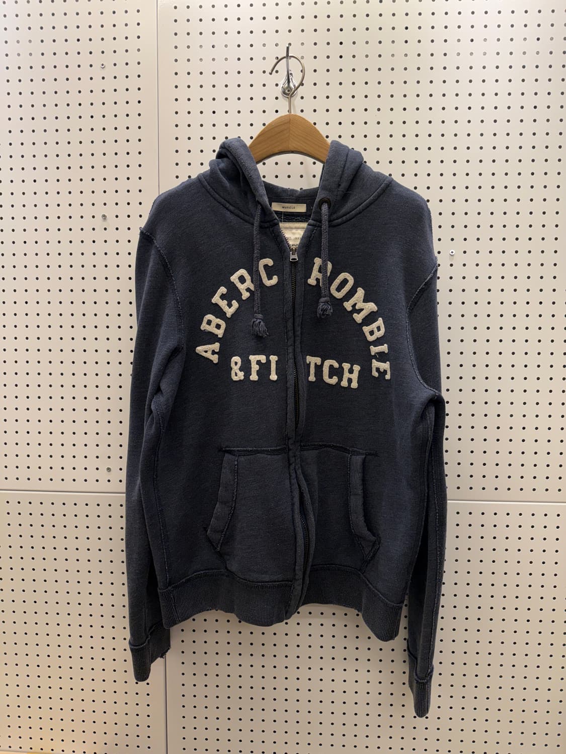 아베크롬비 y2k 빈티지 빅로고 후드 집업 U124 상품이미지2