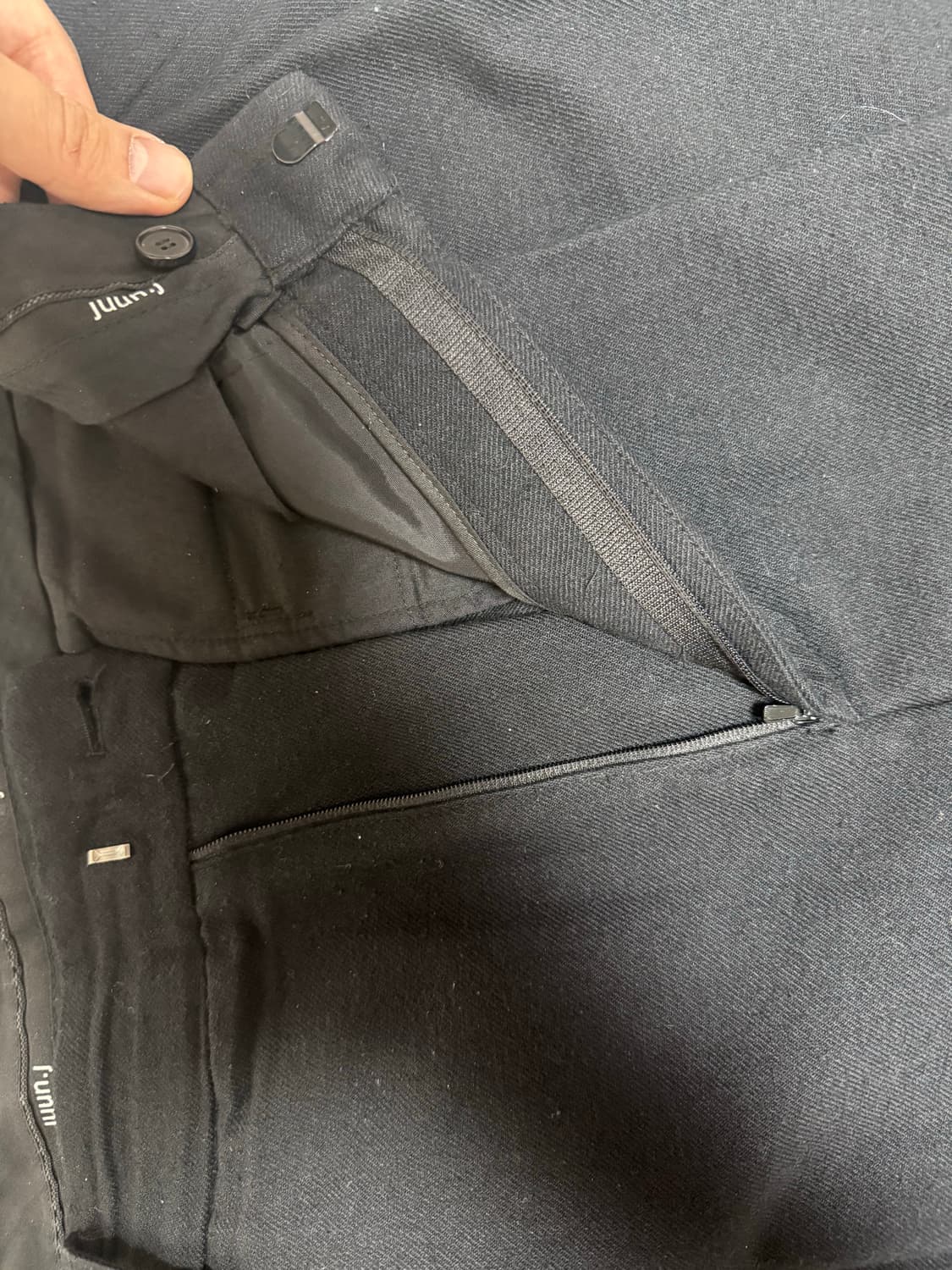 [52] 준지 24fw 울 코튼 팬츠 상품이미지3