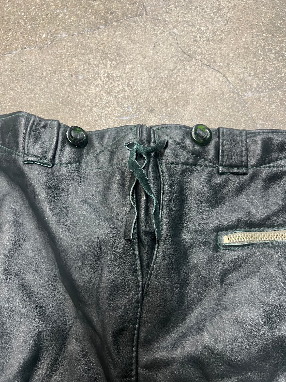 70‘s 독일제 바이크 가죽 팬츠 상품이미지8