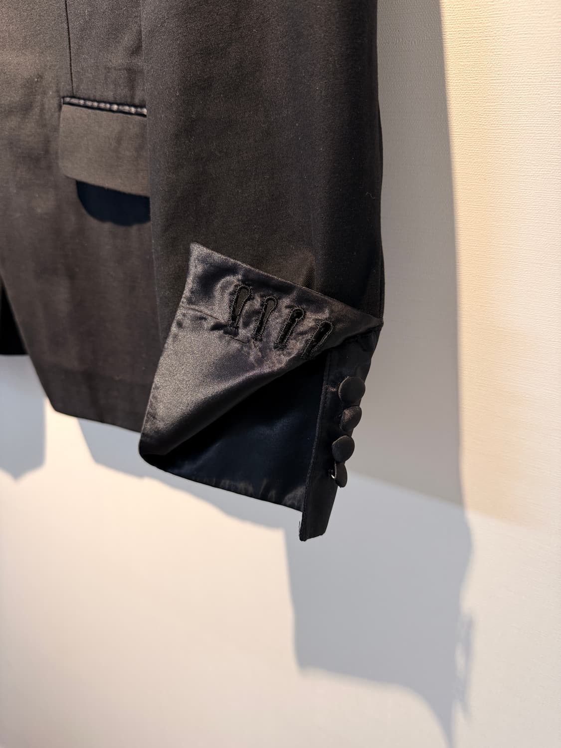 00s A.A.R Satin Tuxedo Jacket 상품이미지4