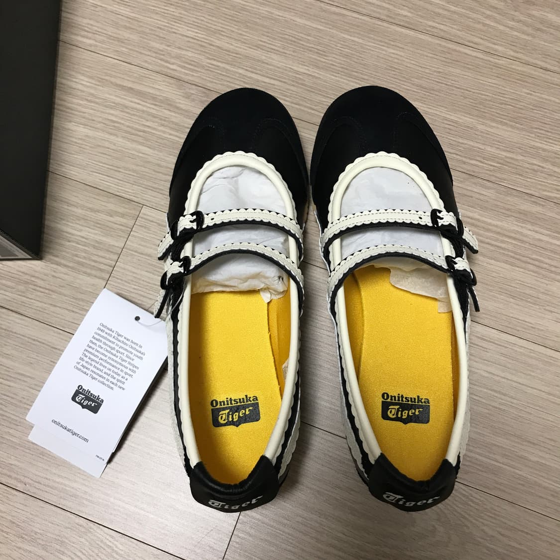 오니츠카타이거 메리제인 블랙크림 새상품 상품이미지2