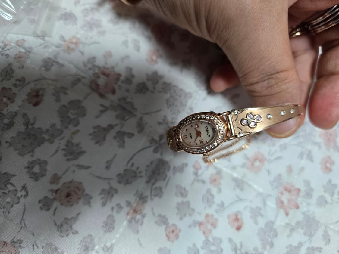 14k 로즈골드 팔찌 시계 상품이미지2