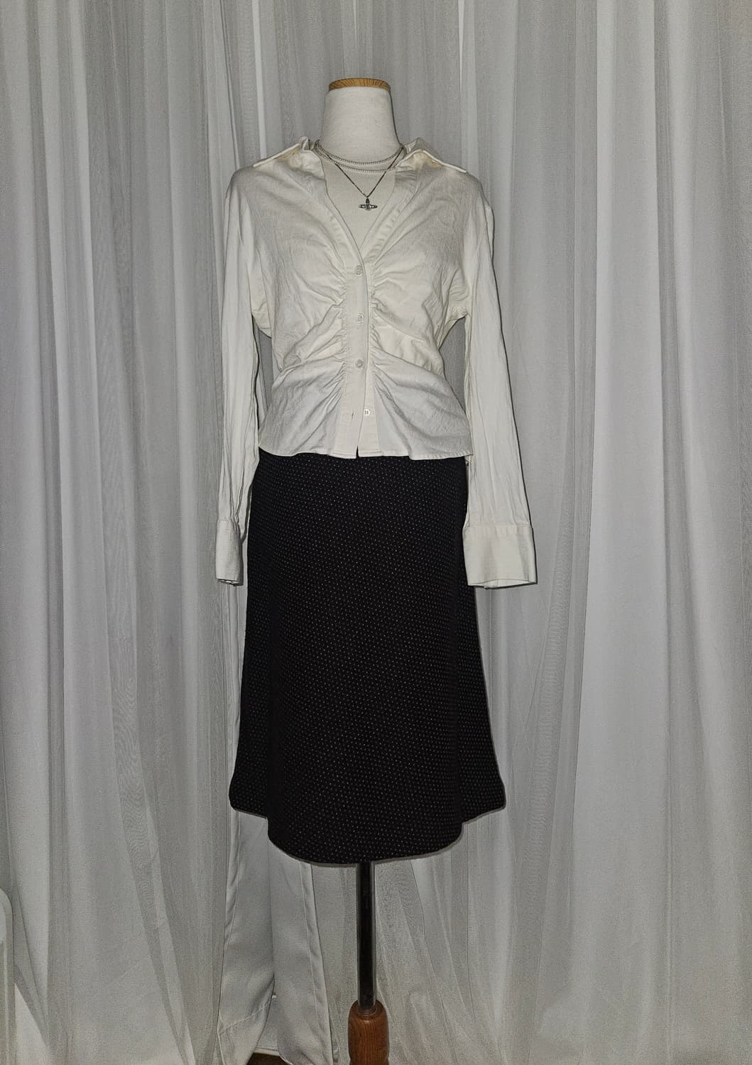 keith 빈티지 초코 앙고라 스커트 니혼진 공겜여주 히메갸루 모리 고딕 상품이미지1