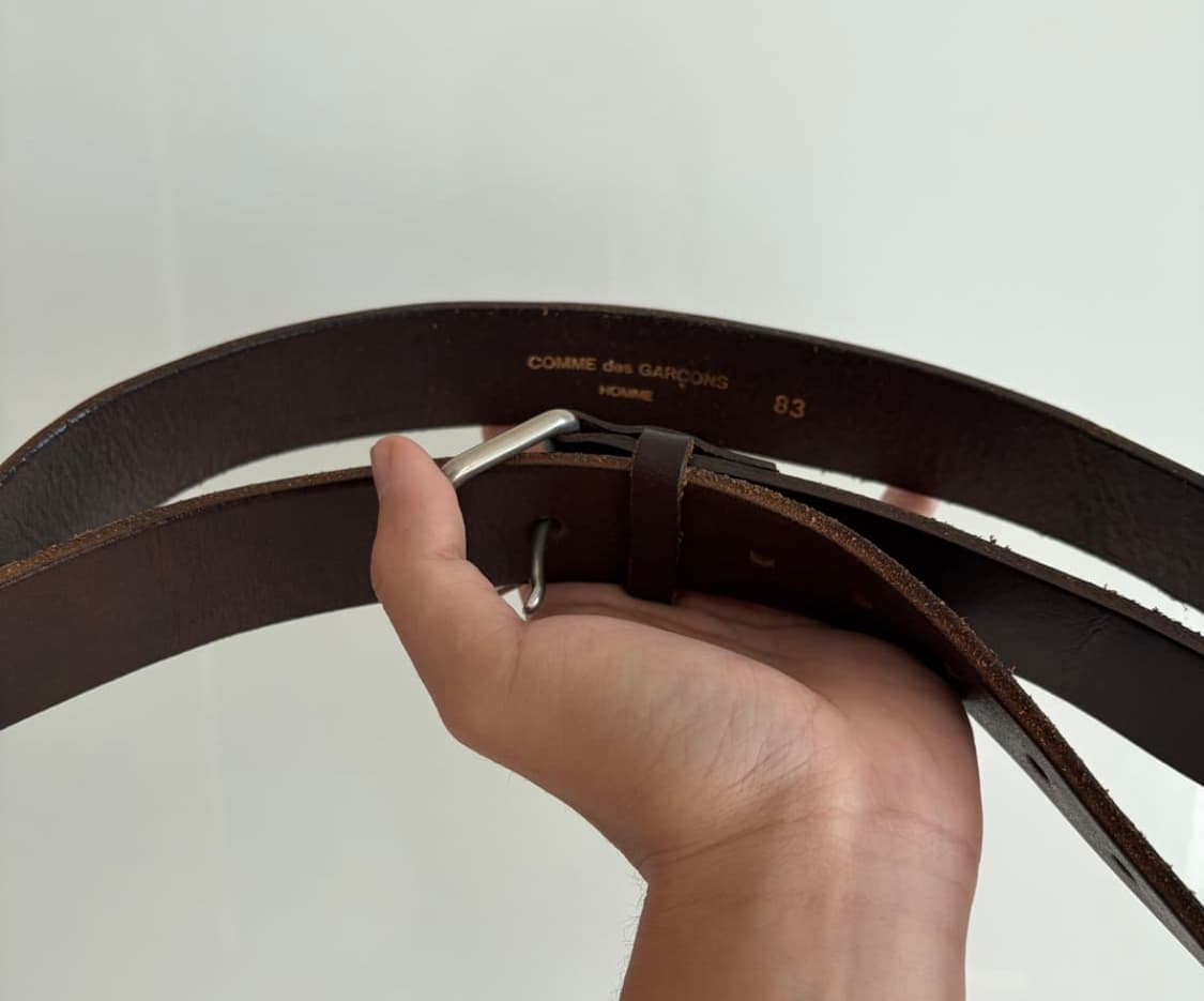 꼼데가르송 옴므 브라운 벨트 상품이미지2