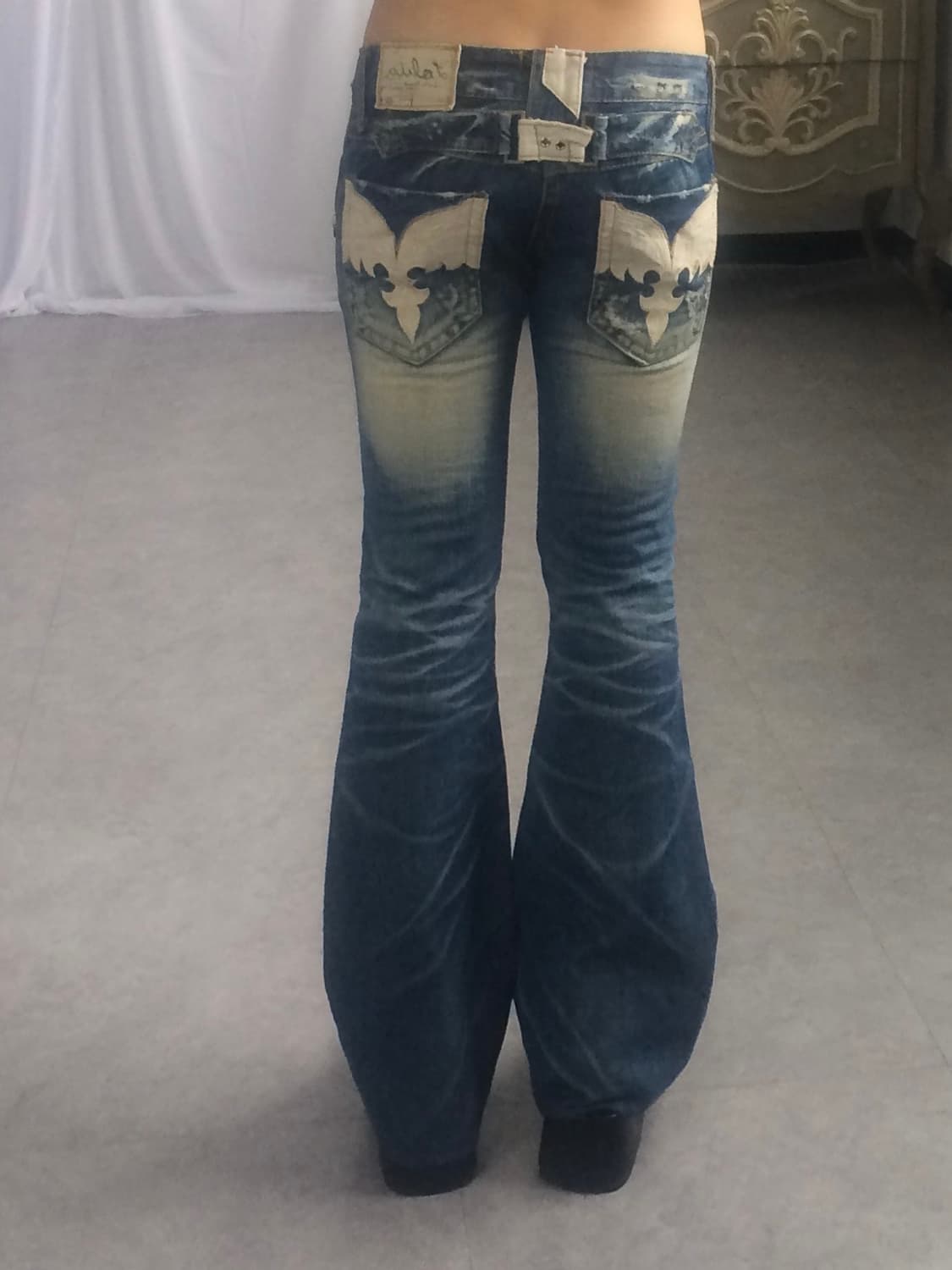 Tribal patch point denim pants 상품이미지6