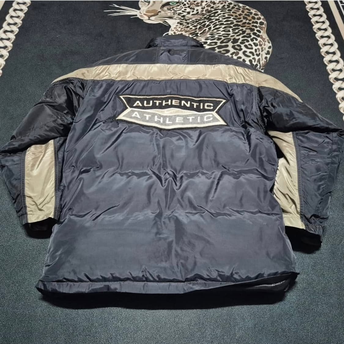 (희귀)90's 나이키 올드스쿨 어센틱 벤치 코트 패딩 L 상품이미지1