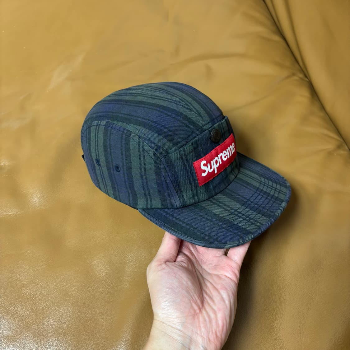 Supreme 슈프림 타탄체크 캠프캡 모자 (Tartan Check) 상품이미지3