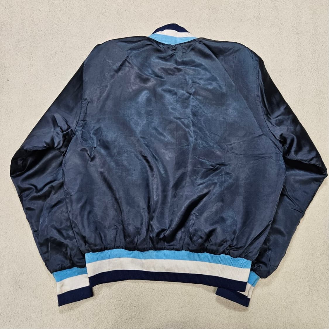 70s 스윙스터 사틴 봄버 자켓 L 상품이미지3