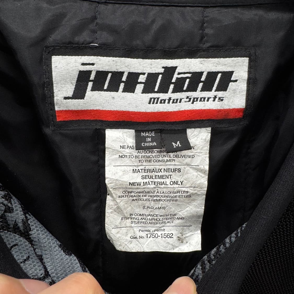 00s 조던 모터스포츠 레이싱 자켓 패치워크 디테일 블랙 상품이미지8