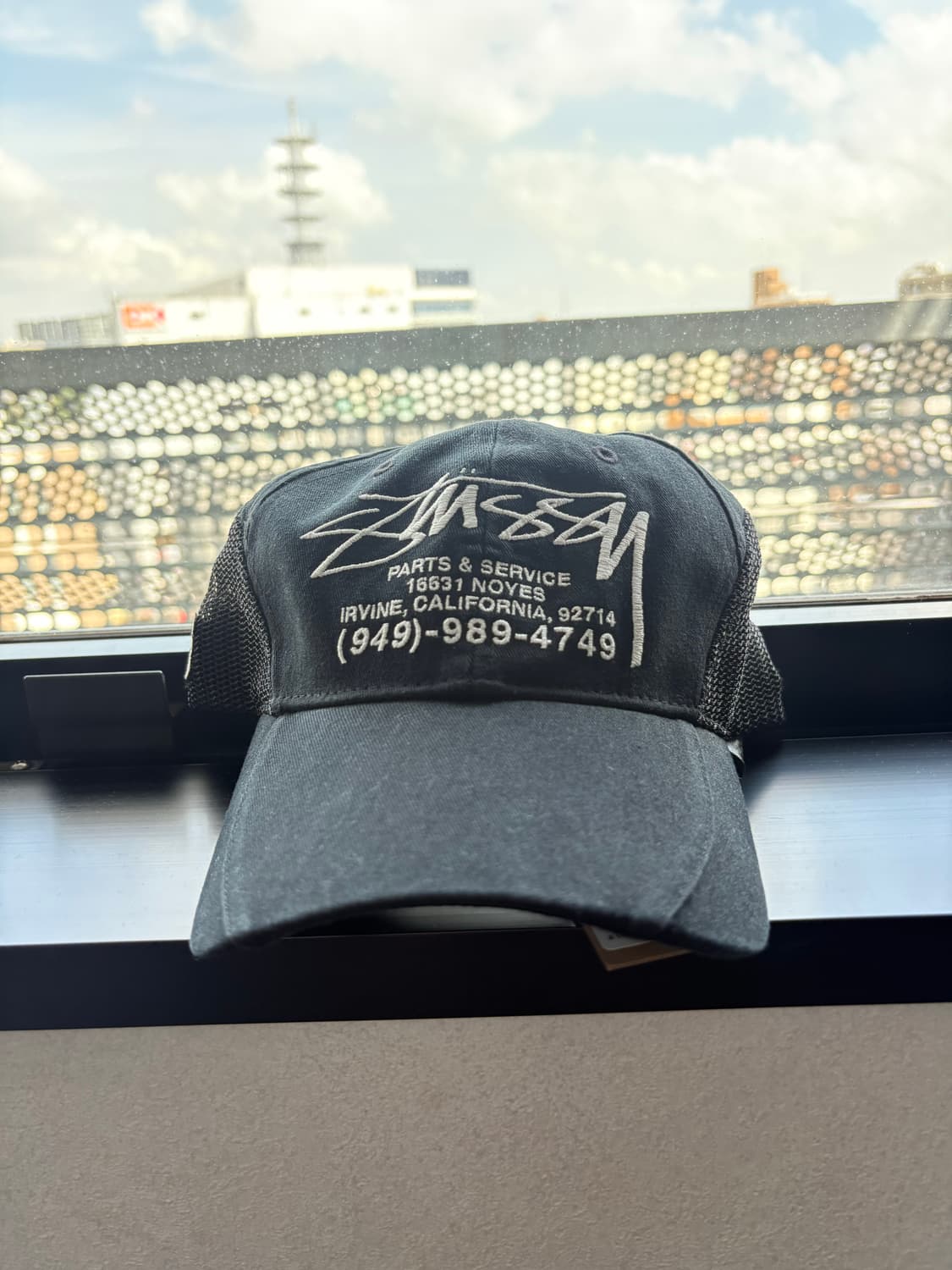 Stussy Parts & Service Mesh Cap Black 상품이미지2