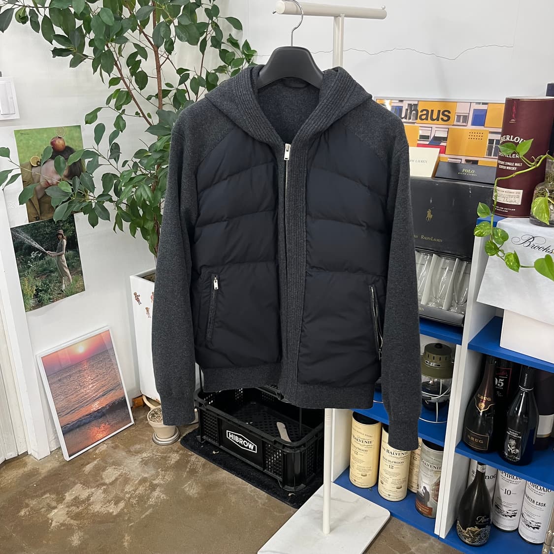 타임옴므 2025 니트 패딩점퍼 XL 상품이미지1