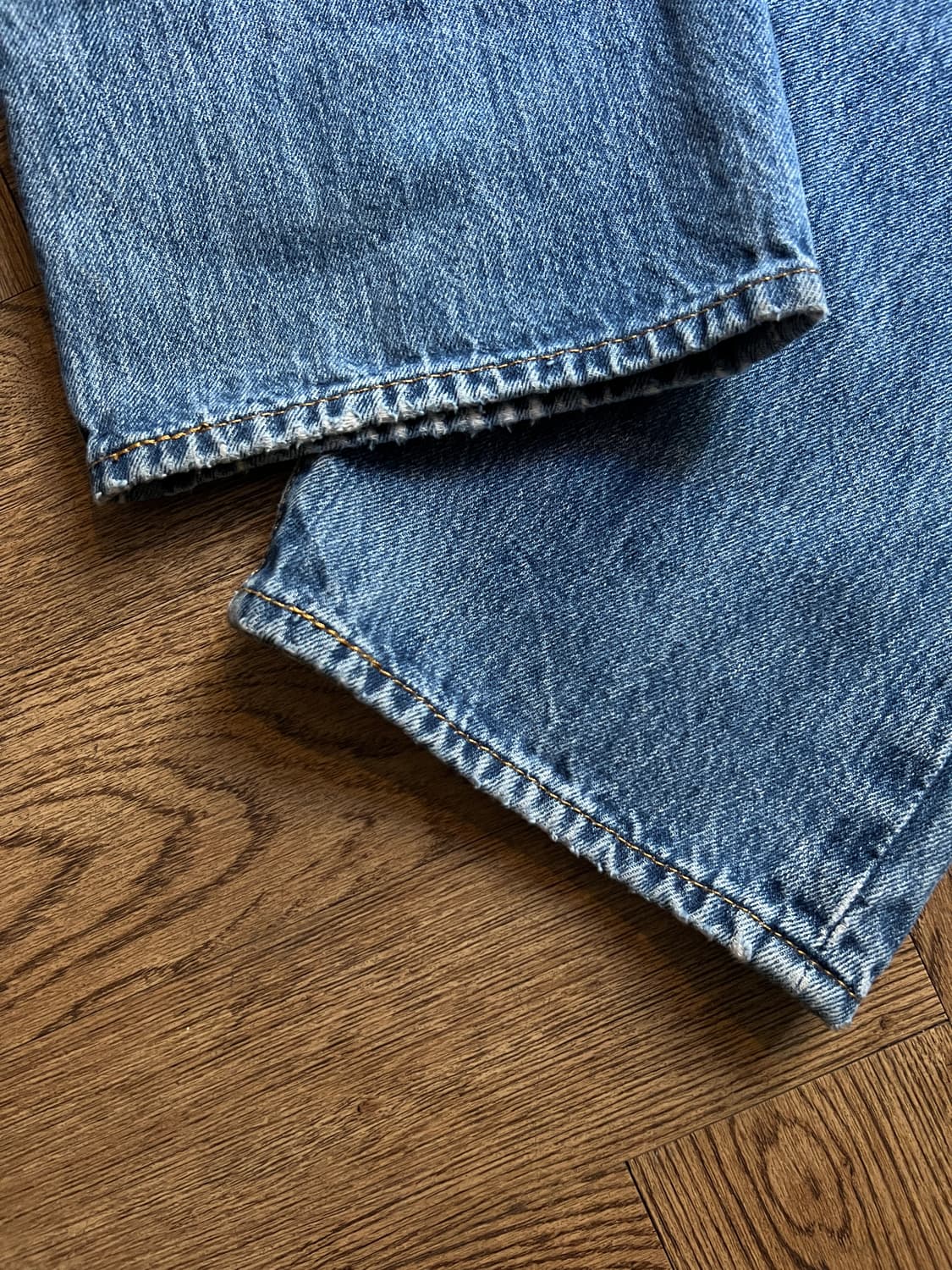 [36]리바이스 501 빈티지 워싱 스트레이트핏 데님 팬츠 상품이미지4