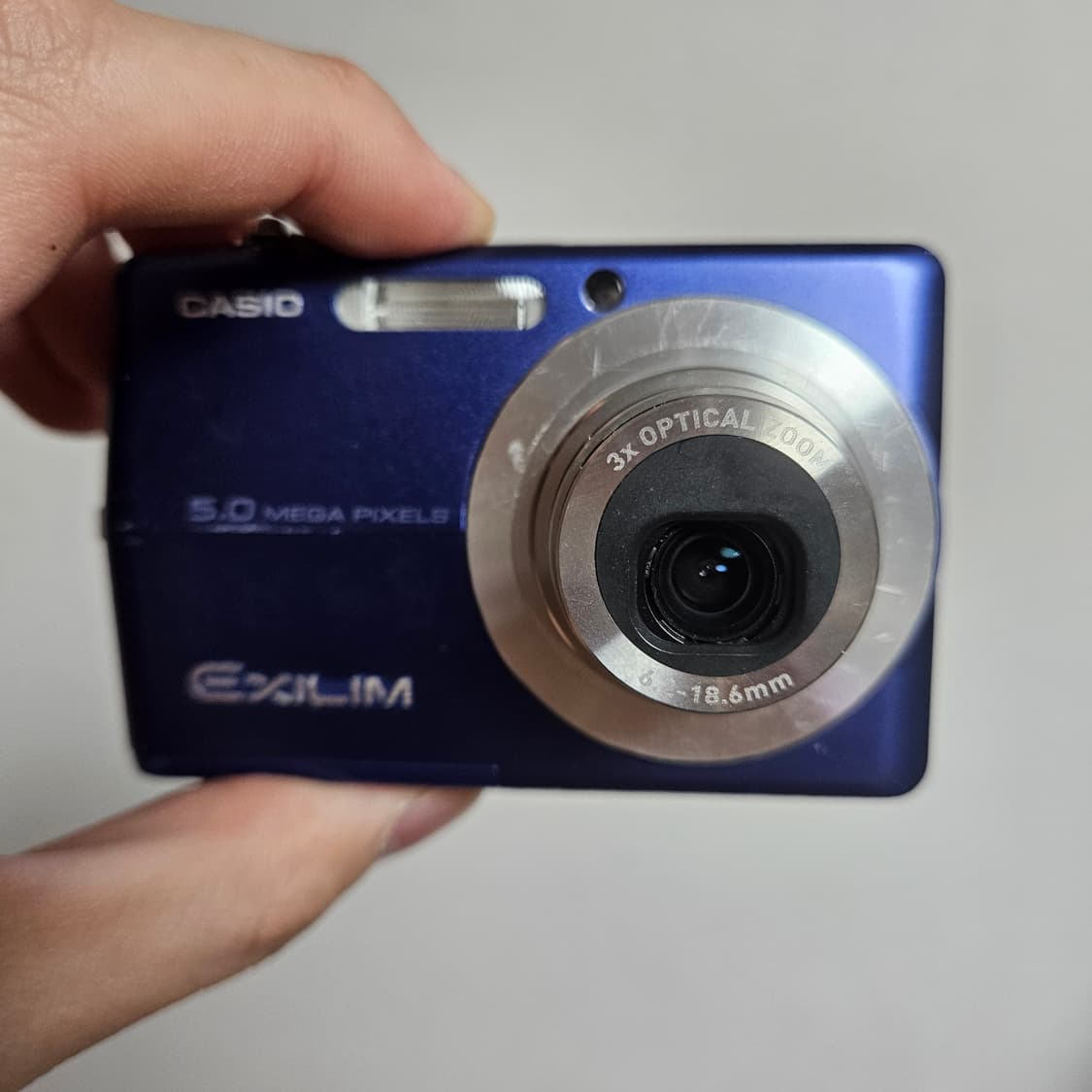[박스셋] 카시오 엑슬림 EX-Z500 블루 빈티지 디카 디지털카메라 상품이미지2