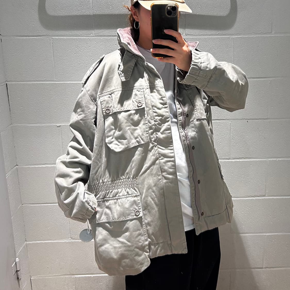 Diesel Light Grey Safari Jacket 상품이미지4