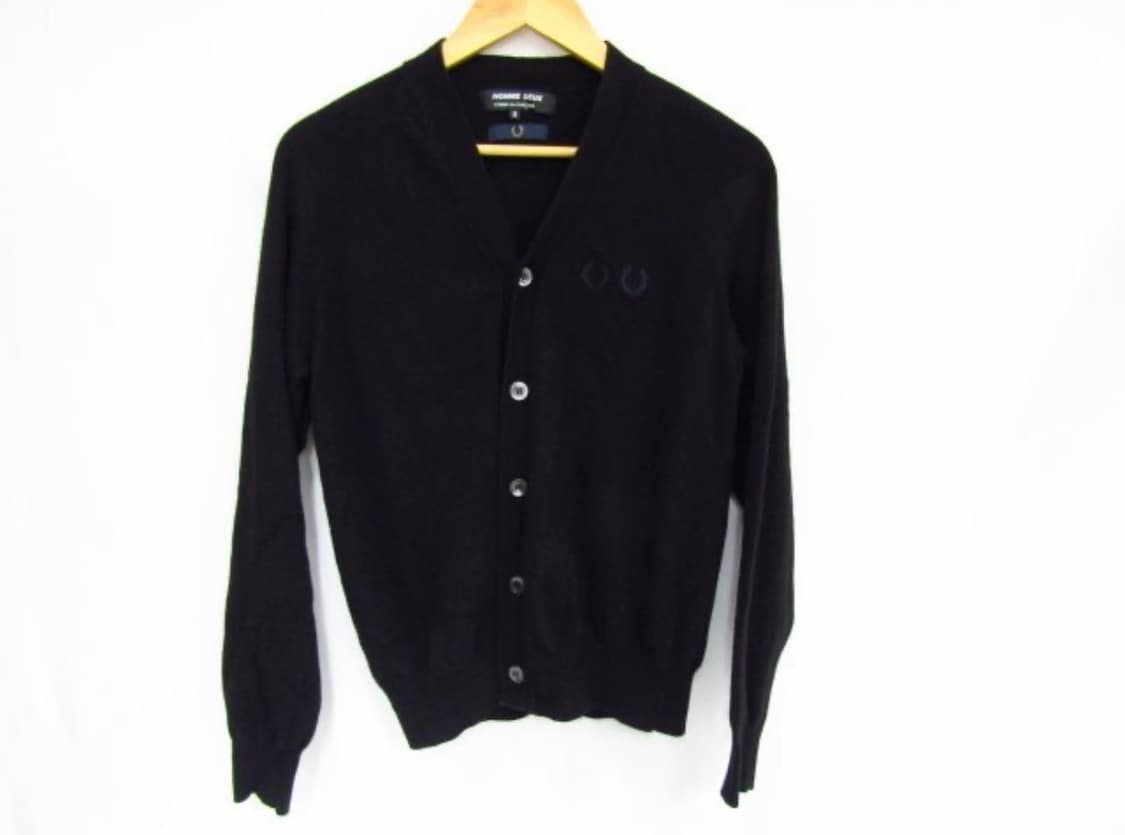 꼼데가르송 프레드페리 가디건 블랙 상품이미지1