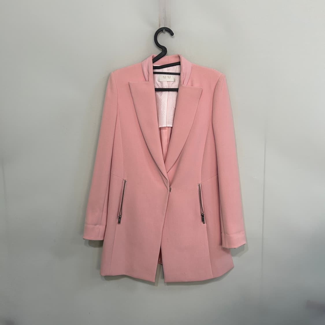 한섬 SJSJ 핑크 코트 55 상태최상 상품이미지1