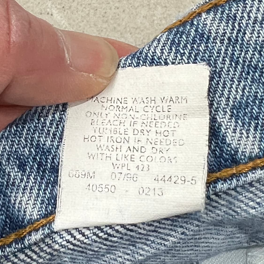 리바이스 550 오렌지탭 데님팬츠 s09500 상품이미지7