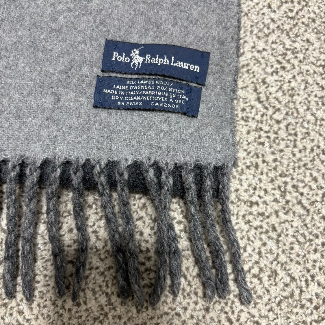 [택포,램스울80] 폴로 랄프로렌 이태리 머플러 목도리 [A+] 상품이미지3