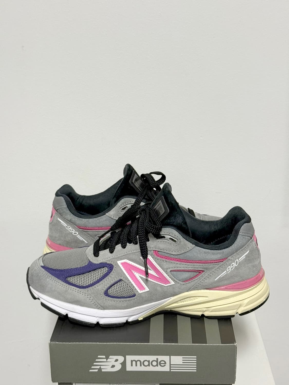 [280] 뉴발란스 x KITH 키스 990v4 그레이 상품이미지5