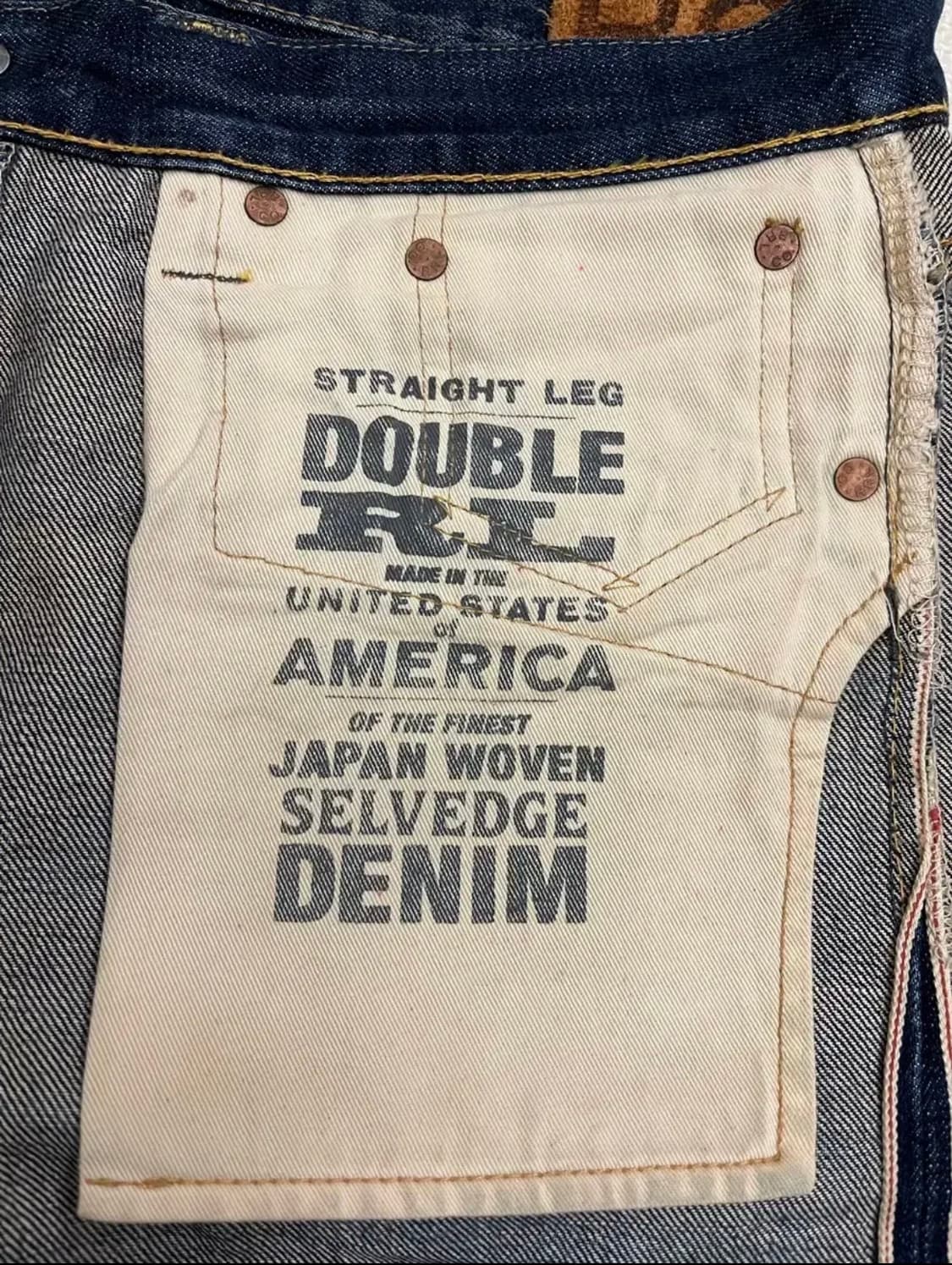 RRL HUTOMIMI SELVEDGE DENIM PANTS 상품이미지6