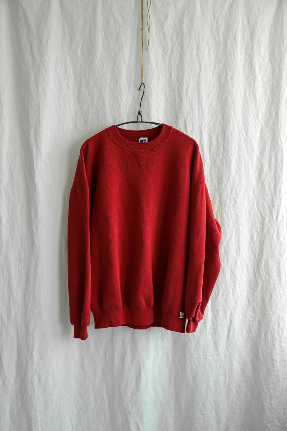빈티지 90s 러셀 애슬래틱 스웻셔츠 레드 XL 상품이미지1