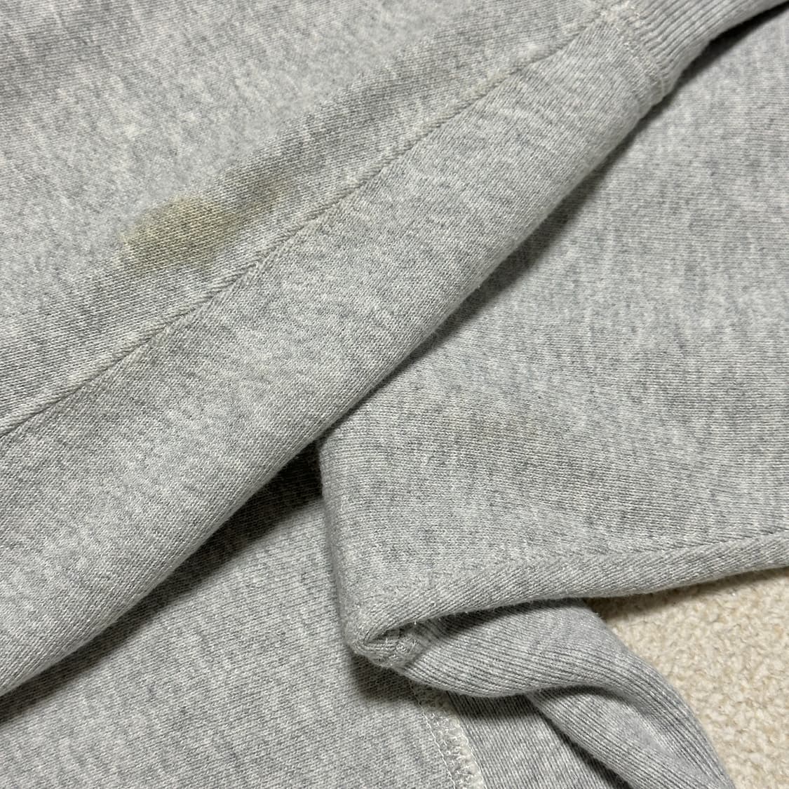 챔피온 리버스위브 블루택 기모 후드 집업 상품이미지7