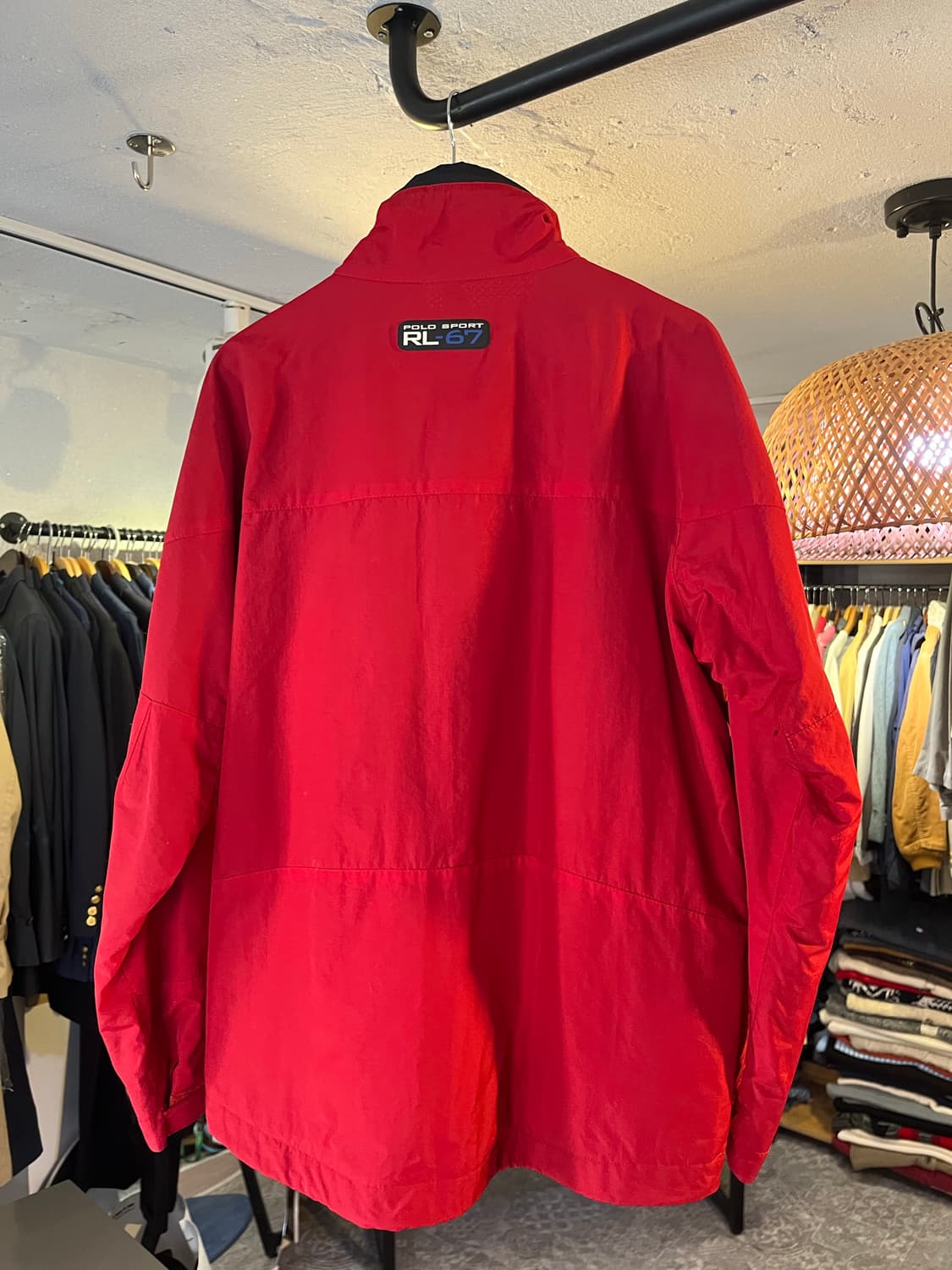 폴로 스포츠 RL-67 레드 테크 자켓 상품이미지2