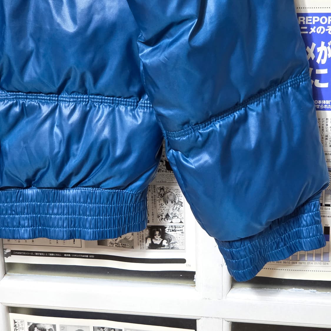 아디다스 블루 배색 푸퍼 패딩 상품이미지8