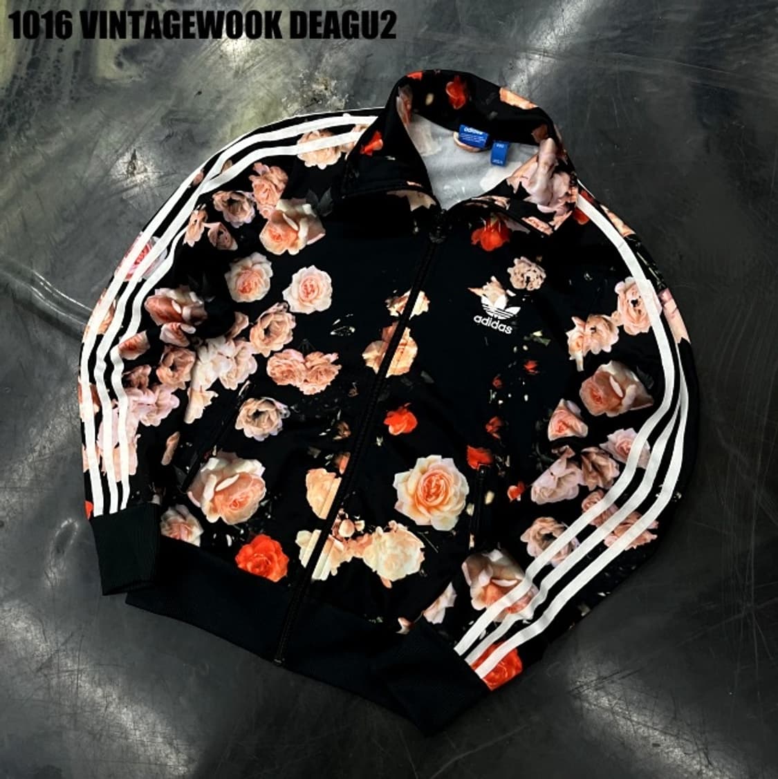 아디다스 파이어버드 꽃패턴 져지 트랙탑 S 90 상품이미지2