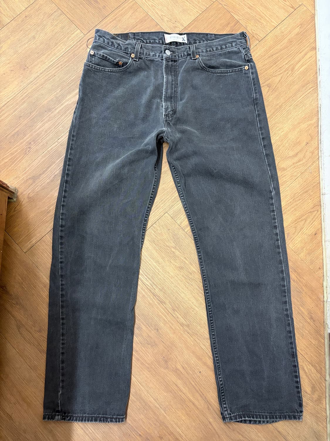 N177. 리바이스505 흑청 블랙 팬츠 상품이미지2