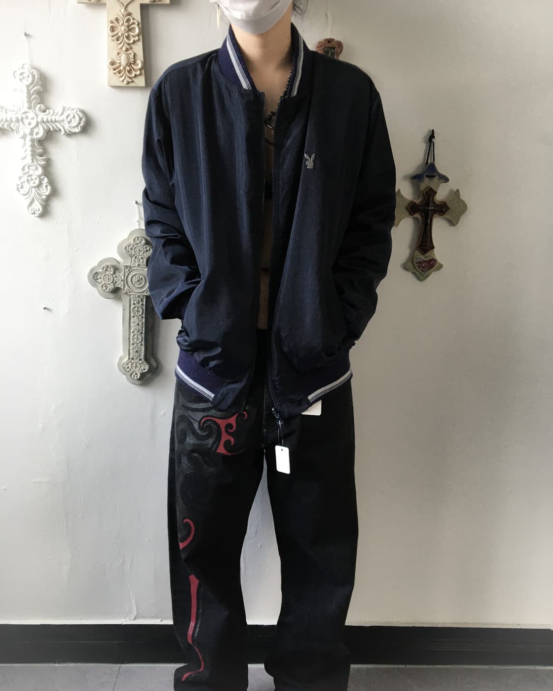 Play boy reversible jacket 상품이미지1