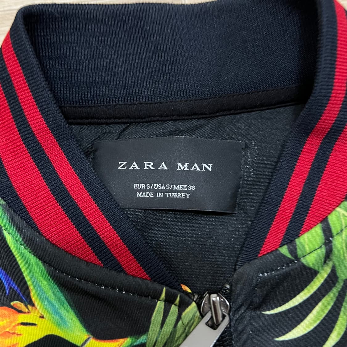 자라 맨 트로피컬 리프 하와이안 져지 트랙탑 자켓 [트로피컬] S/90 상품이미지4