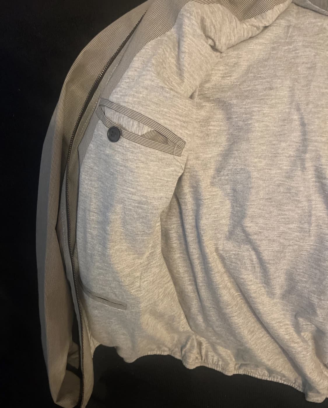 David Mayer 체크 봄버 상품이미지3