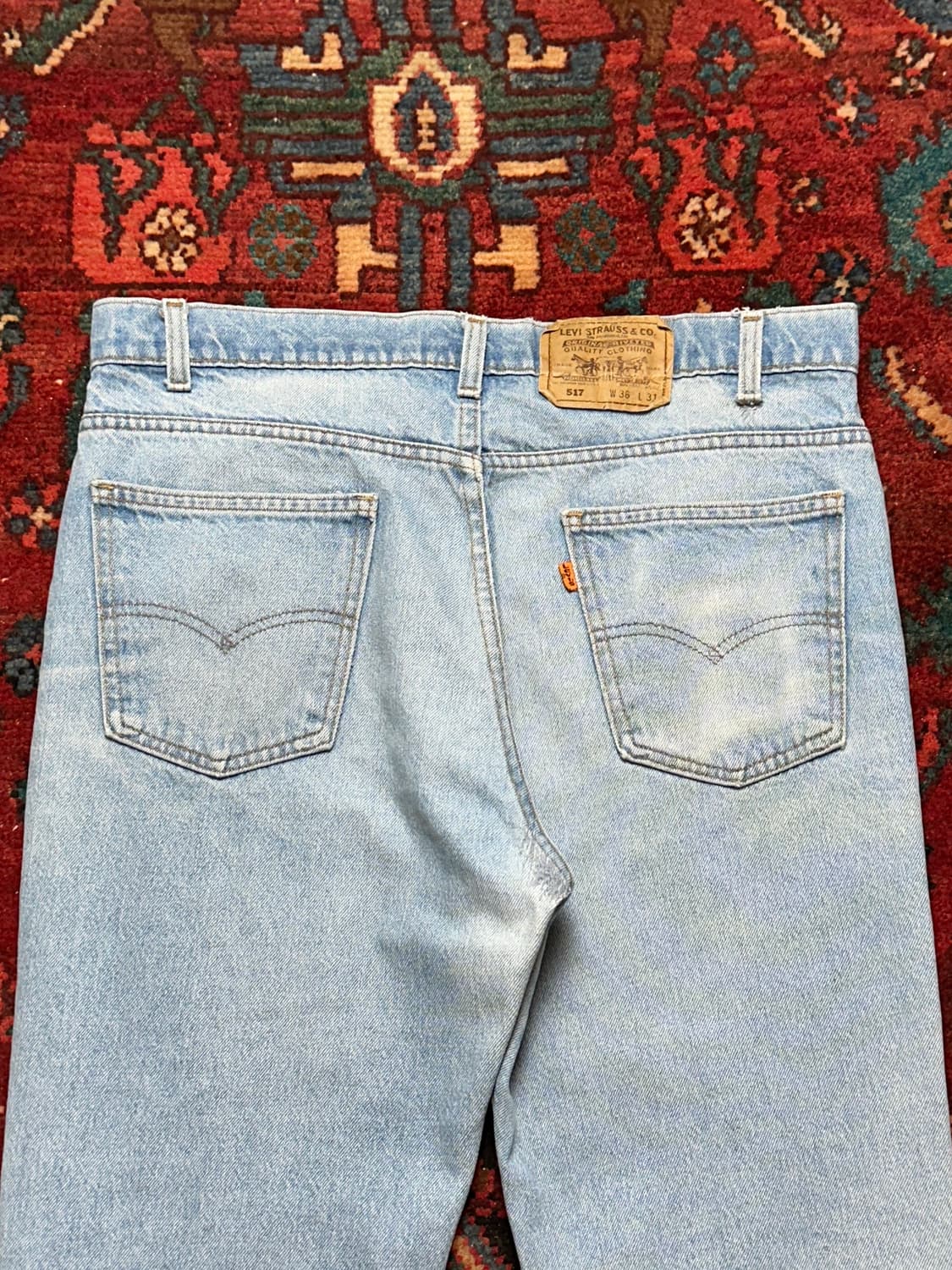 90's USA Made 리바이스 517 오렌지탭 부츠컷 상품이미지6